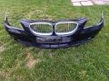 Предна броня BMW E60 E61 Предна броня БМВ Е60 Е61 Цвят - Black Saphire Metallic, снимка 1