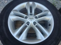 Лети джанти 17ки 5х114.3 Nissan + летни гуми 215/60/17 Continental, снимка 4