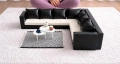 🛋️ Ръчно изработено ъглово диванче за кукли Барби, снимка 1