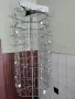 Продавам метален въртящ стелаж за картички вис.160см.шир.50см., снимка 5