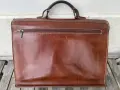 адвокатска чанта за дела документи оригинална кожена кафява бизнес куфарче от истинска кожа, снимка 2