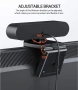 EYONME W6 Full HD 1080P USB уеб камера с микрофон за компютър или лаптоп - 2MP сензор - кодек H.264, снимка 2