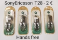 Hands free за SonyEricsson T28,Samsung D500,Nokia 8210,8310,Sagem,LG,Panasonic,Nokia 5110,6110,3210 , снимка 10