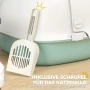 Котешка тоалетна PawHut с капак и лъжичка, снимка 3