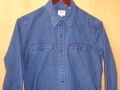 Мъжка синя риза с дълъг ръкав Levi's, размер S  , снимка 3