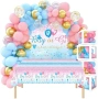 Нов комплект Декорация за разкриване пола на бебе с балони и кутии Украса, снимка 1