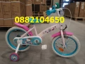 Детски велосипед Hello Kitty/ Bluey 16" с помощни колела, кошница и столче за кукли, снимка 1