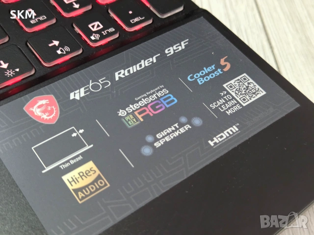 RTX 2070 | 240Hz IPS | i7 | Dynaudio | 512GB | 16 RAM | MSI GE65 Raider мси райдер лаптоп laptop gam, снимка 6 - Лаптопи за игри - 54996435