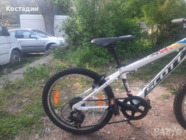 Детски велосипед Scott Scale Junior MTB White 20 цола, снимка 2 - Велосипеди - 54237721