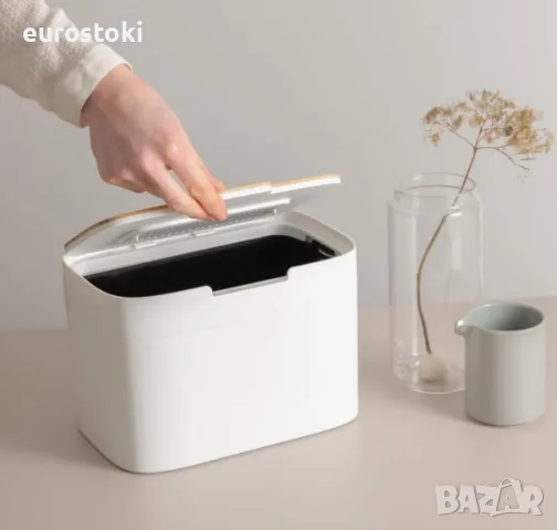 Мини кош за органични отпадъци за кухня KAZAI Elin, дизайнерски кош за биоотпадъци 4.5 л, снимка 2 - Кутии за съхранение - 55646877