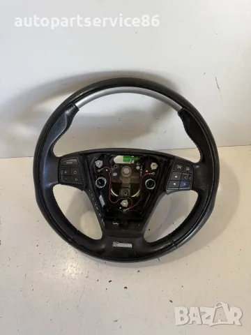 Волан черна кожа R Design за Volvo C30 (2012) OEM, снимка 2 - Части - 55627963
