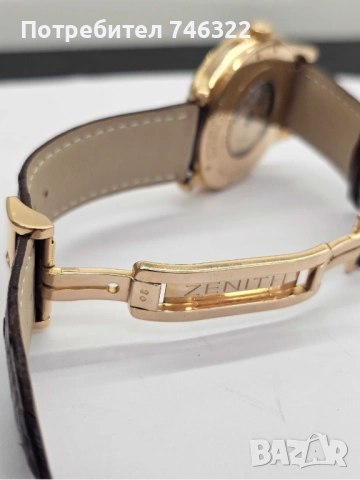 Zenith 18k. Rose gold, снимка 3 - Мъжки - 54335271