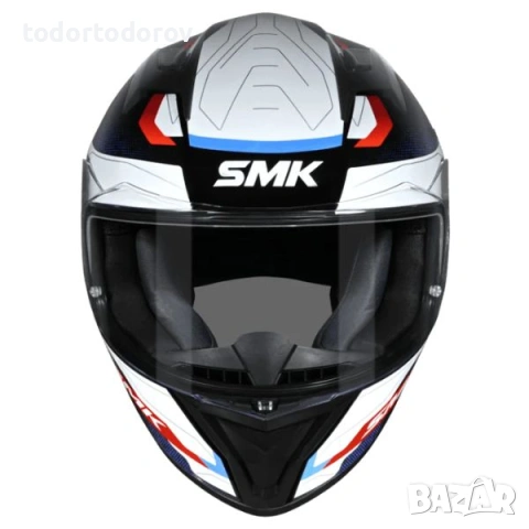 Мото каска за мотор SMK STELLAR SPORT FLIGHT Blue/Red 232.74 лв. / 119 €, снимка 4 - Аксесоари и консумативи - 54604512