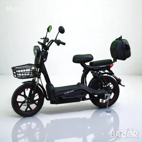 Електрически двуместен скутер – велосипед със 18″ гуми, 750W, 48V/20Ah, снимка 7 - Мотоциклети и мототехника - 55376641