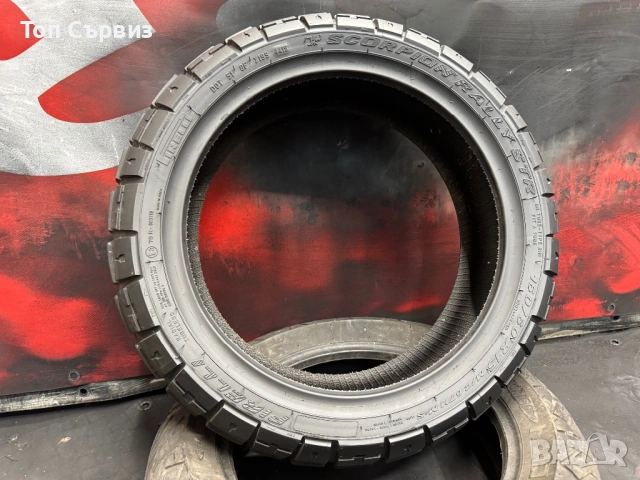 160 60 15, Мото гума, Pirelli ScorpionRallySTR, снимка 4 - Гуми и джанти - 54600914