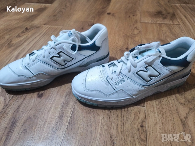 Нови мъжки обувки New Balance 550 размер 45.5, снимка 3 - Кецове - 54646455