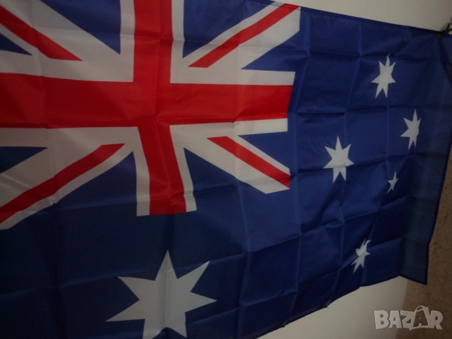 Австралия Знаме Континент аборигени Сидни Кеннгуру динго бумеранг Australia Open тенис турнир остров, снимка 2 - Декорация за дома - 54665158