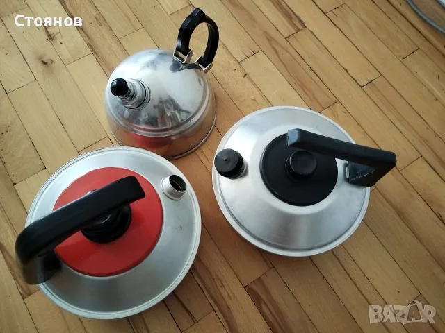 Съдове за загряване на вода от соца. 