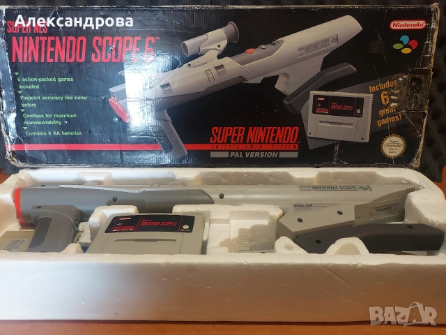 Super NES конзола и NINTENDO Scope 6 за SNES PAL, снимка 7 - Игри за Nintendo - 54151969