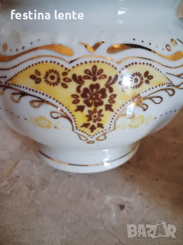 Порцеланови захарници "Златна Изида" 2 бр., снимка 6 - Сервизи - 55444627