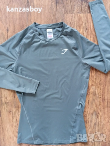 Gymshark Element Baselayer - мъжка блуза р-р S, снимка 3 - Блузи - 54216201