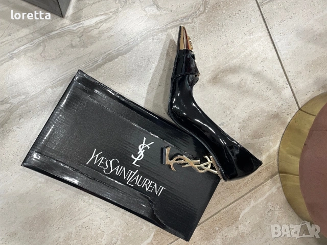 YSL обувки на ток , снимка 3 - Дамски обувки на ток - 54545951