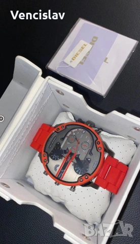 ЧИСТО НОВ! Diesel Mr. Daddy 2.0 Red/Gunmetal 