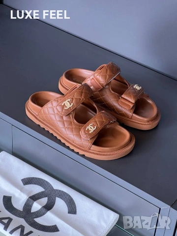 Chanel 💎Дамски Чехли , снимка 5 - Чехли - 54884844