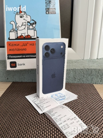 НОВ❗️ 512GB❗️24м ГАР. ❗️iPhone 17 Pro Max ❗️Лизинг от 55€/мес ❗️Deep Blue син