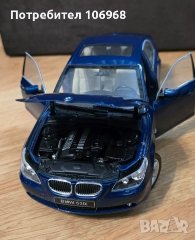 BMW E60 мащаб 1:18, снимка 3 - Колекции - 54367655