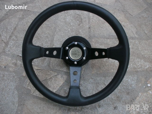 Спортен волан TYPE R - кожен - Drift and Drag, Rallye Tuning !, снимка 5 - Аксесоари и консумативи - 54151421