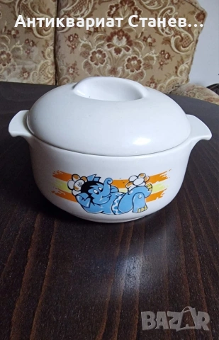 Българска Порцеланова детска купичка , снимка 3 - Сервизи - 55203203