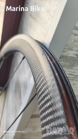 Карбонови шосейни капли Mavic Cosmic Pro Carbon UST 40 Rim |HG, снимка 8 - Части за велосипеди - 55191382