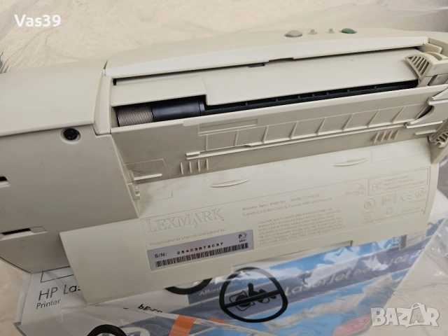 Мастиленоструен принтер Lexmark Z11 (LTP порт) ретро, снимка 3 - Принтери, копири, скенери - 54027095
