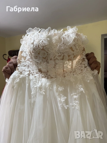 👰 Продавам булчински рокли – втора употреба, снимка 6 - Рокли - 55323872
