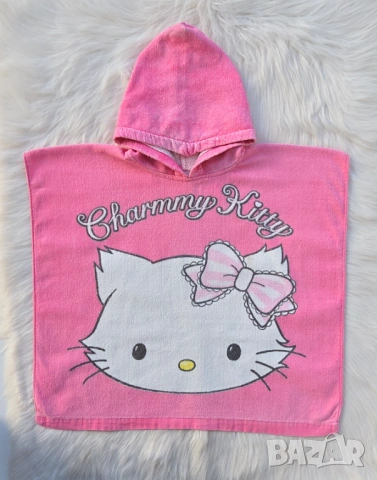 Детско пончо за плаж Hello Kitty и бански 2-3 години, снимка 8 - За банята - 54076570