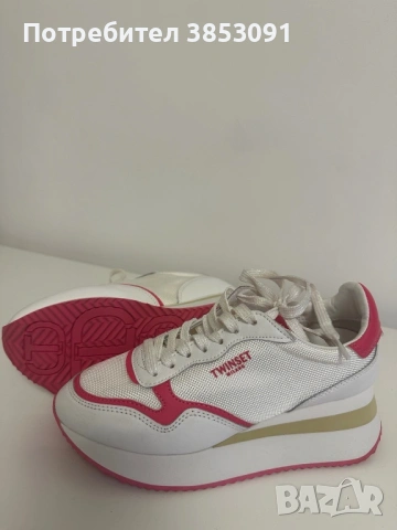 Маратонки Twinset Milano естествена кожа, снимка 2 - Маратонки - 54163357