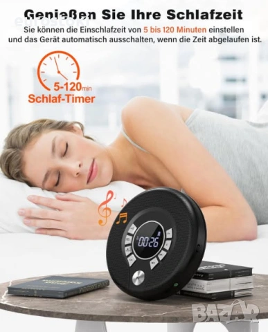 Преносим CD плейър Greadio CD37 със слушалки и вградени високоговорители, Anti-Skip/Shockproof, снимка 4 - MP3 и MP4 плеъри - 54978334