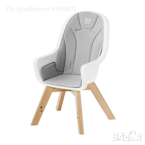 Kinderkraft Детско Столче за хранене Tixi Grey, снимка 3 - Други - 54363097