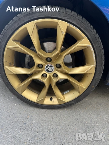 19-ки 5/112 ет51 7.5J 57.1mm skoda, снимка 5 - Гуми и джанти - 54806081