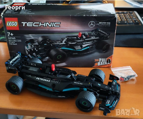 Lego Technic 42165 Мерцедес Формула 1 pullback Mercedes Mercedes-AMG F1 W14 E Performance Pull-Back