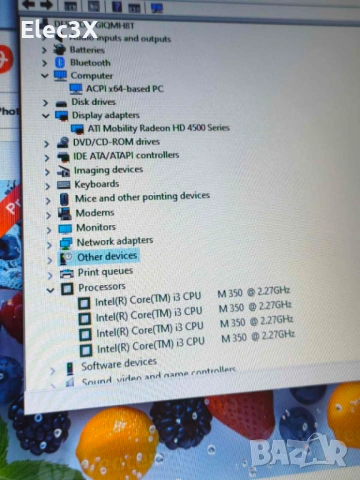 Лаптоп HP 4720s 17 инчов, много запазен, снимка 9 - Лаптопи за дома - 54502738