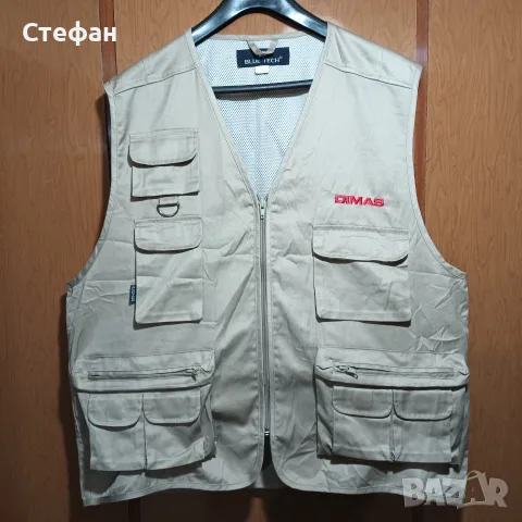 Нов бежев елек с 11джоба, снимка 4 - Якета - 55333361