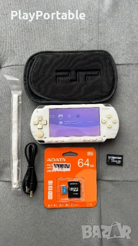 Modded PSP 1000 White 64GB 75+ games