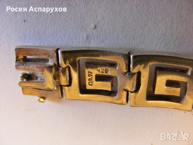 Топ Сребърна Гривна Версаче 925, снимка 10 - Гривни - 55086113