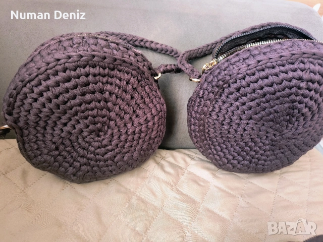 Дамска плетена чанта , снимка 2 - Чанти - 54323302