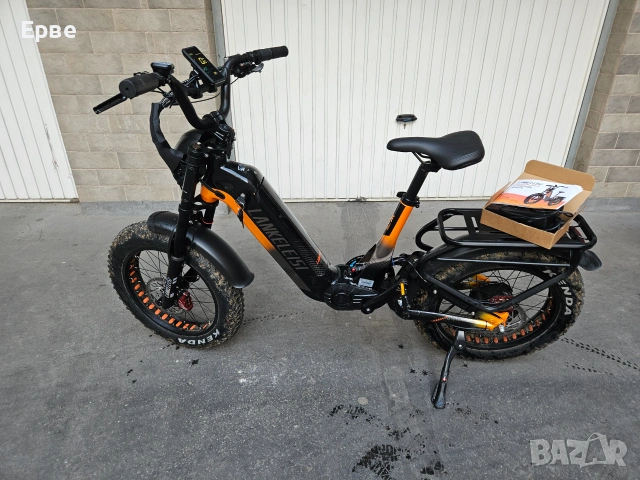Продавам мощен електрически Fat Bike Lankeleisi RX800 Plus (1000W) – Като нов!, снимка 4 - Велосипеди - 55072678