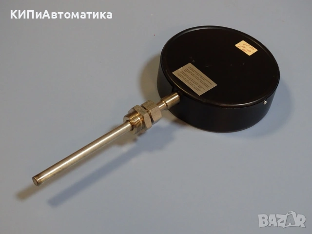 биметален термометър WEC 4375R-150 Ø160 mm G1/2 -30/+50°C L-150mm, снимка 5 - Резервни части за машини - 54525777