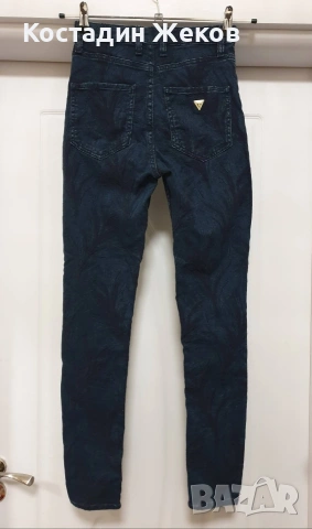 Дамски оригинални дънки Guess Super HIGH RISE  . Като нови. , снимка 4 - Дънки - 54129948