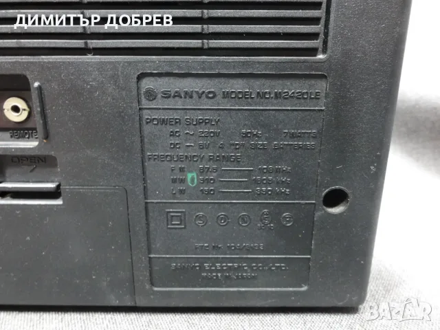 СТАР РЕТРО ТРАНЗИСТОР РАДИО КАСЕТОФОН SANYO M2420LE, снимка 5 - Радиокасетофони, транзистори - 55342570